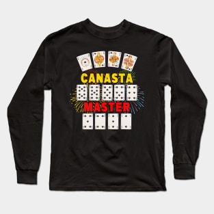 Canasta Master - Canasta Card Game Long Sleeve T-Shirt